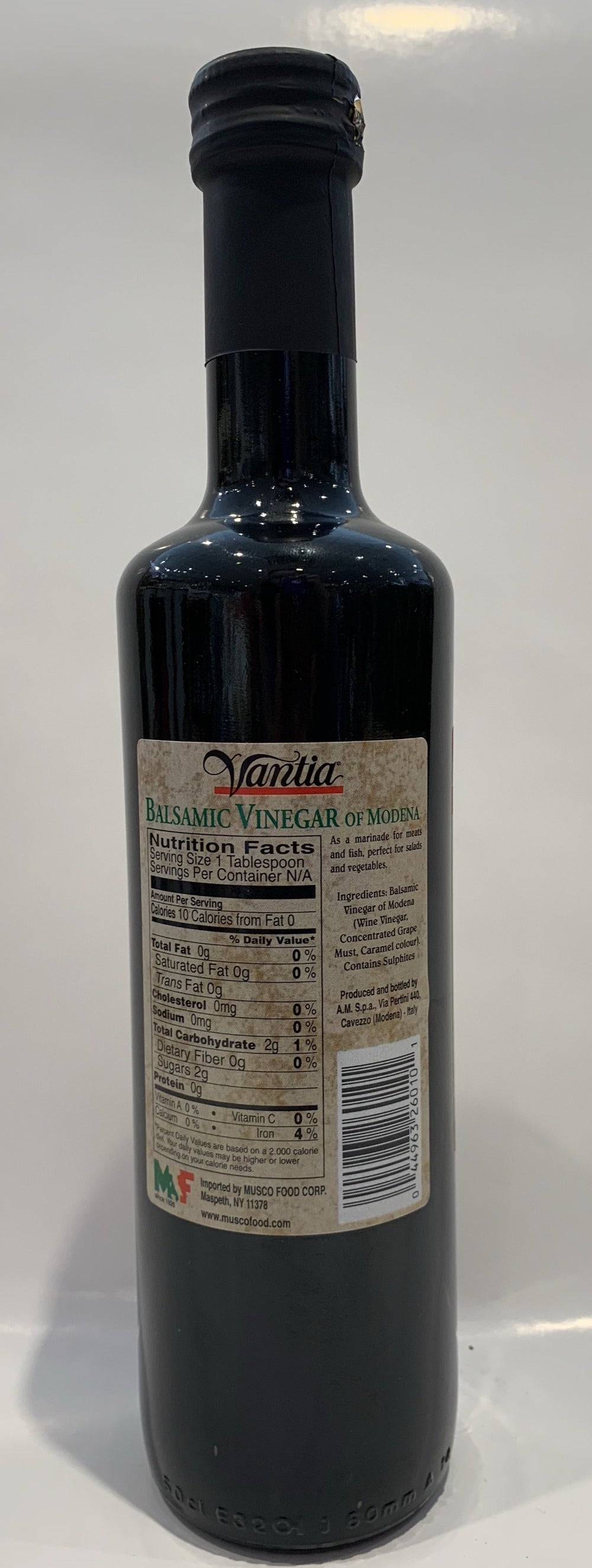 Vantia - Balsamic Vinegar from Modena Italy - 500ml (16.9 oz)