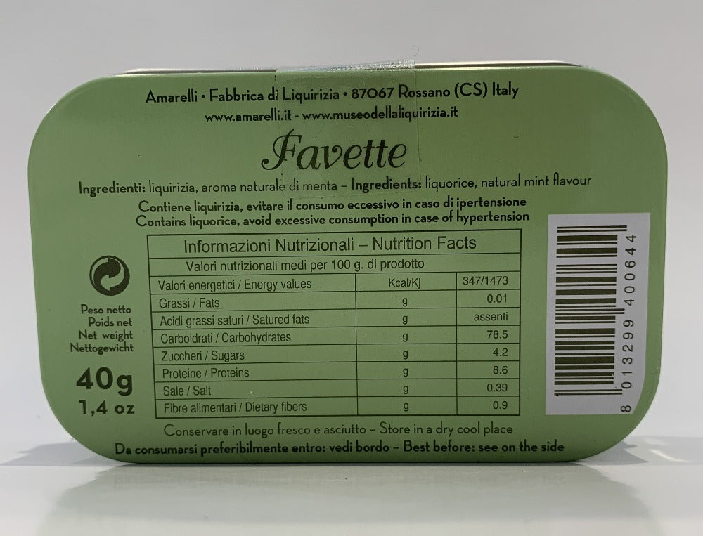 Amarelli - Liquorice Menta - 40g (1.4 oz)