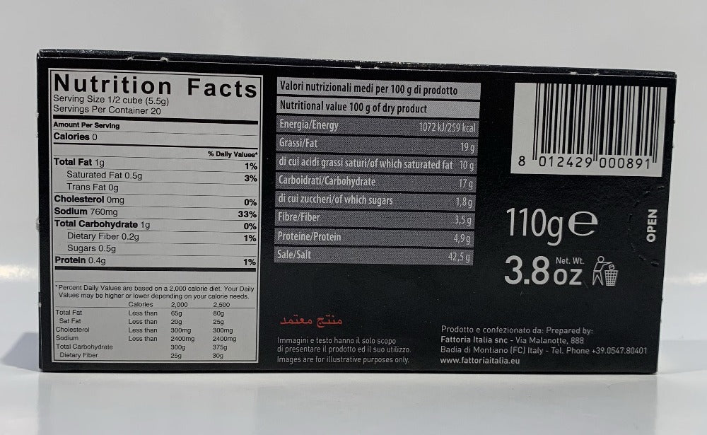 Fattoria Italia - Tartufo Dadi - 110g (3.88 oz)