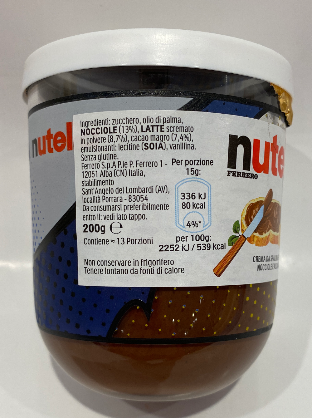 Nutella - Hazelnut Spread 220g (7.76 OZ) - MADE IN ITALY