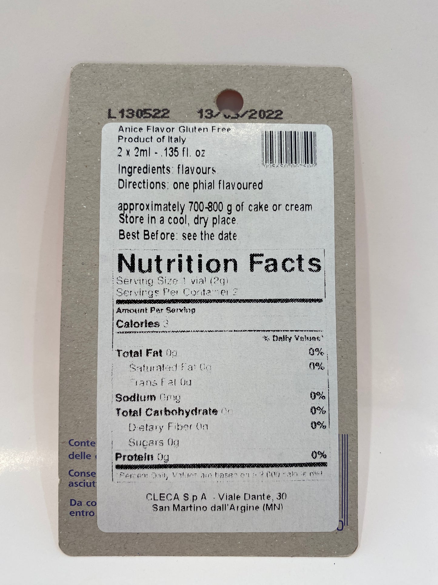 S. Martino - Aroma Anice (Gluten Free) - 2 ml