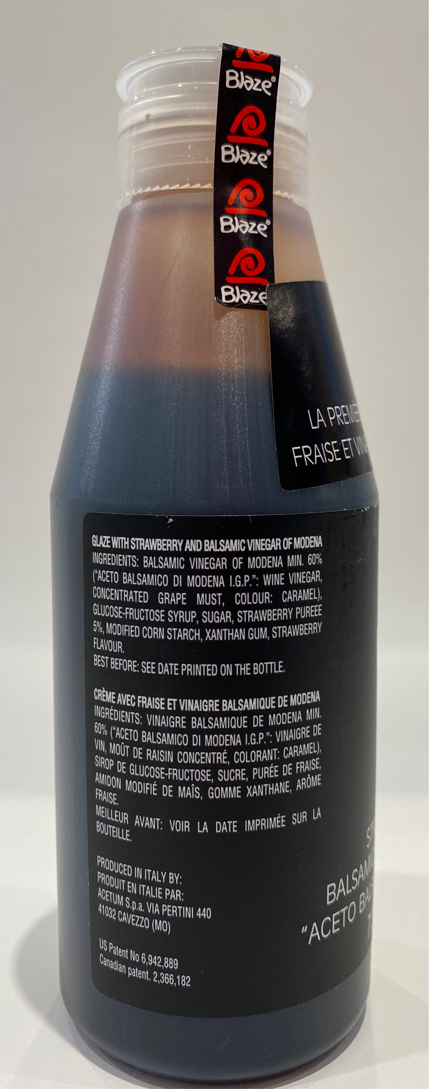 Acetum - Glaze Strawberry Balsamic Vinegar O Modena - 7.3 fl oz