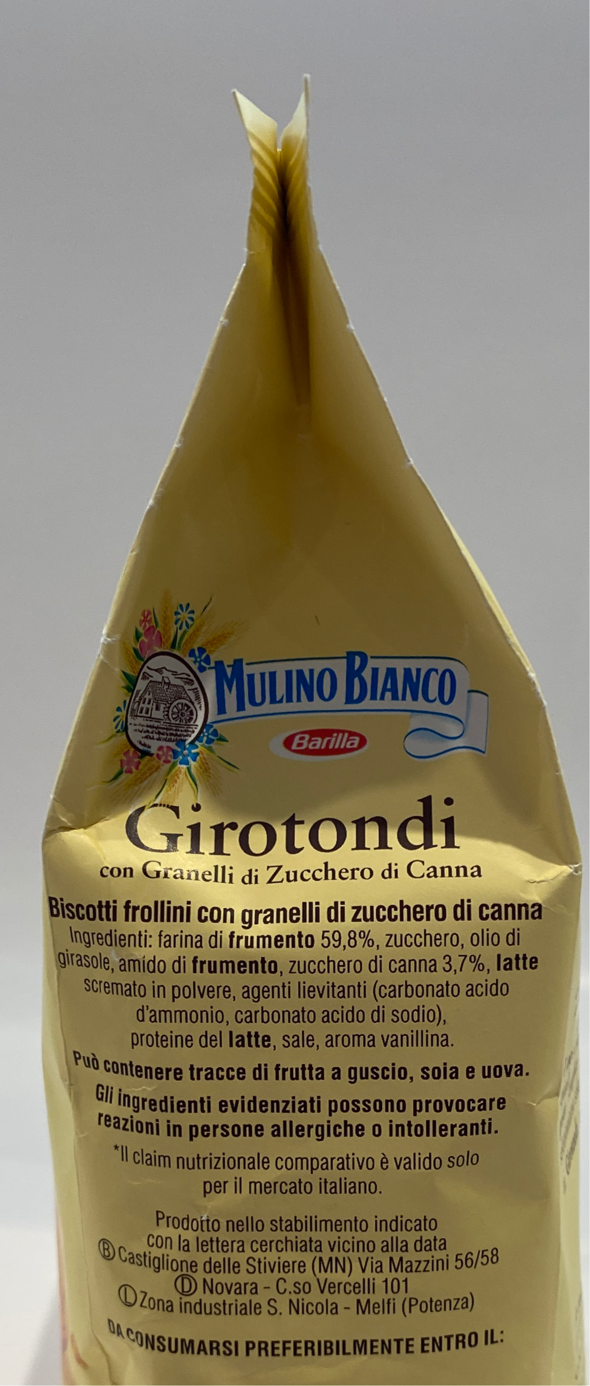 Mulino Bianco - Girotondo - Granelli Di Zucchero Di Canna - 12.3 oz