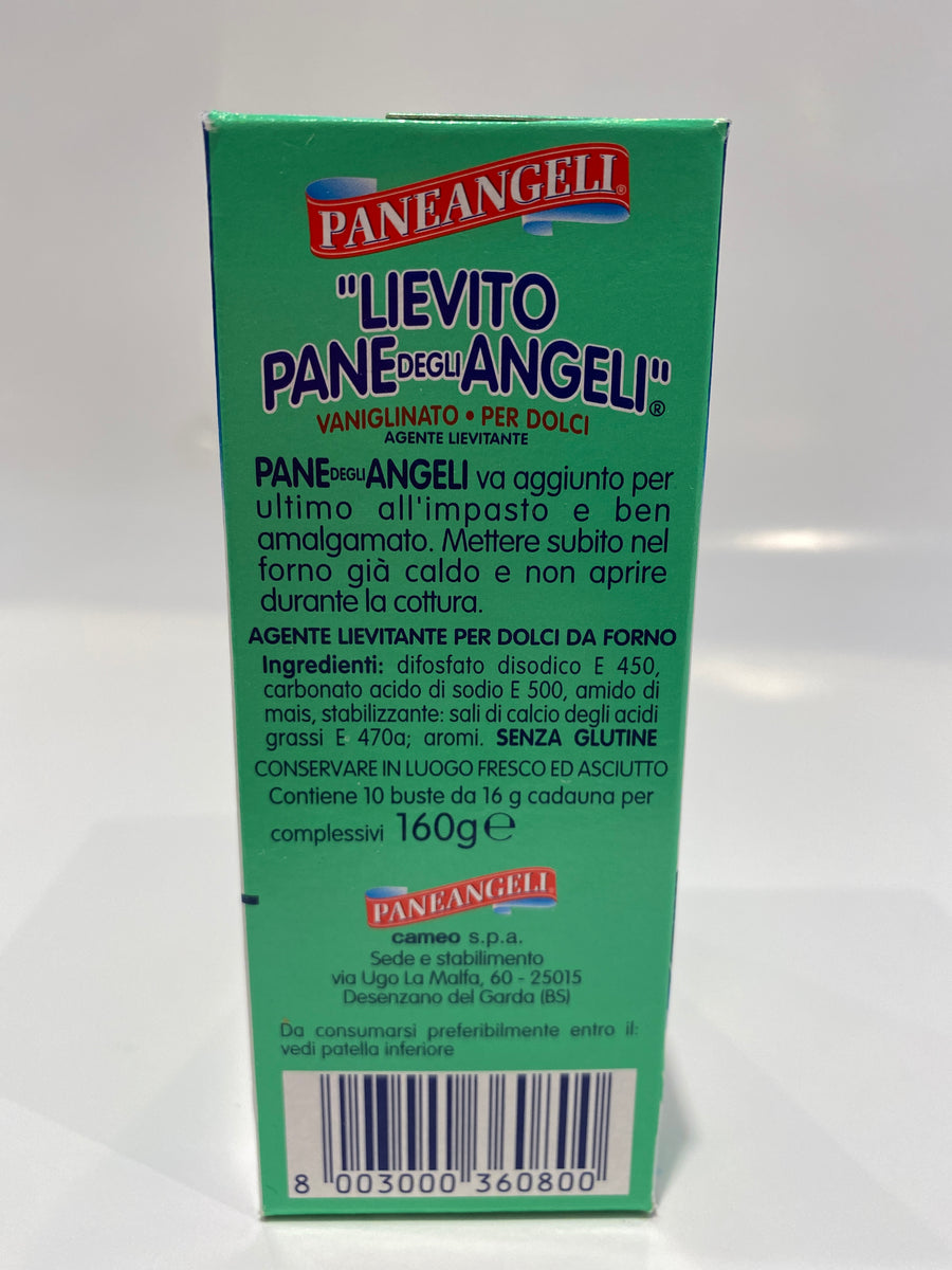 Paneangeli Lievito 10 Bags Pane Degli Angeli Vanigliato 160g