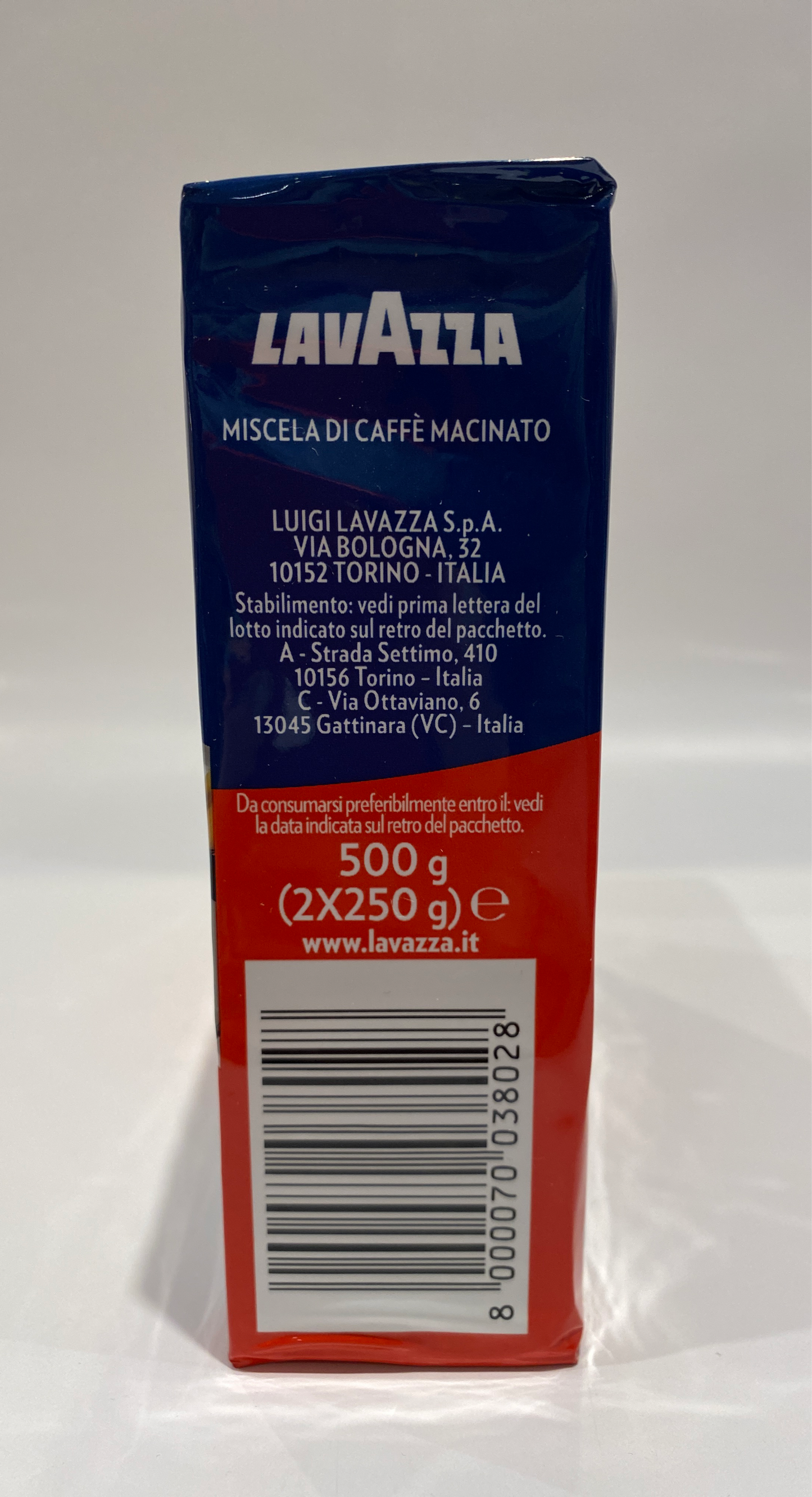 Lavazza Crema & Gusto (gusto classico) 2 x 250g (double pack) - Ground Espresso Coffee