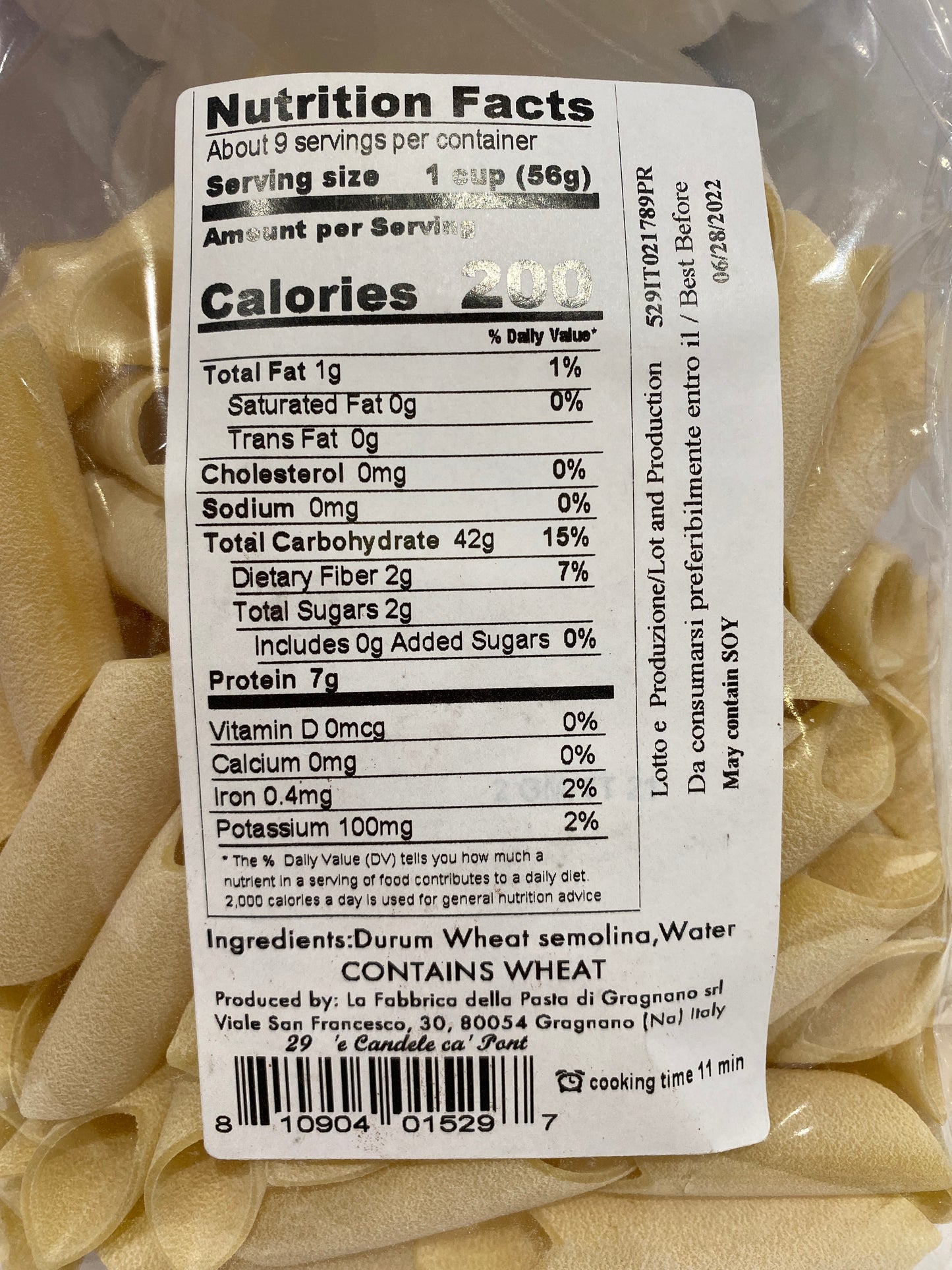 La Fabbrica Della Pasta Di Gragnano - E Candele Ca' Pont - 17.6 oz