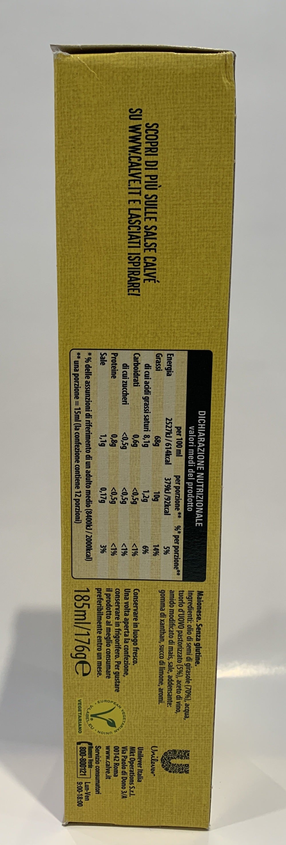 Calve - Classica - Maionese - Senza Glutine -150ml (142g)