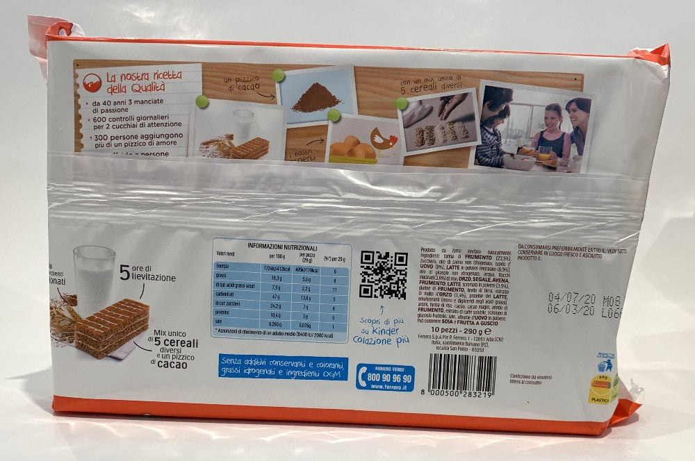 Kinder - Colazione Piu - 10.2 oz (290g)