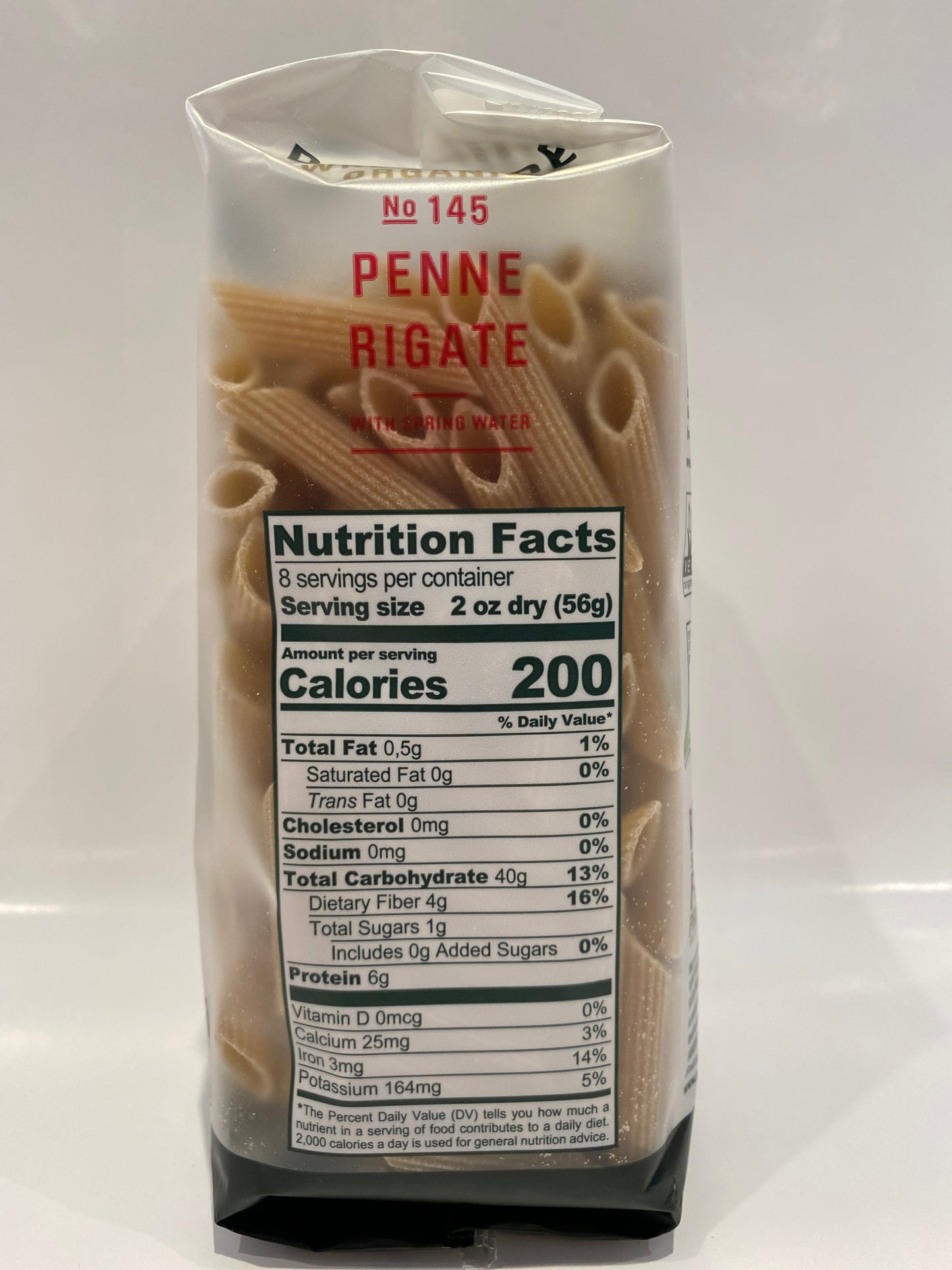 Delverde - Penne Rigate # 145 (Organic Whole Wheat) - 16 oz