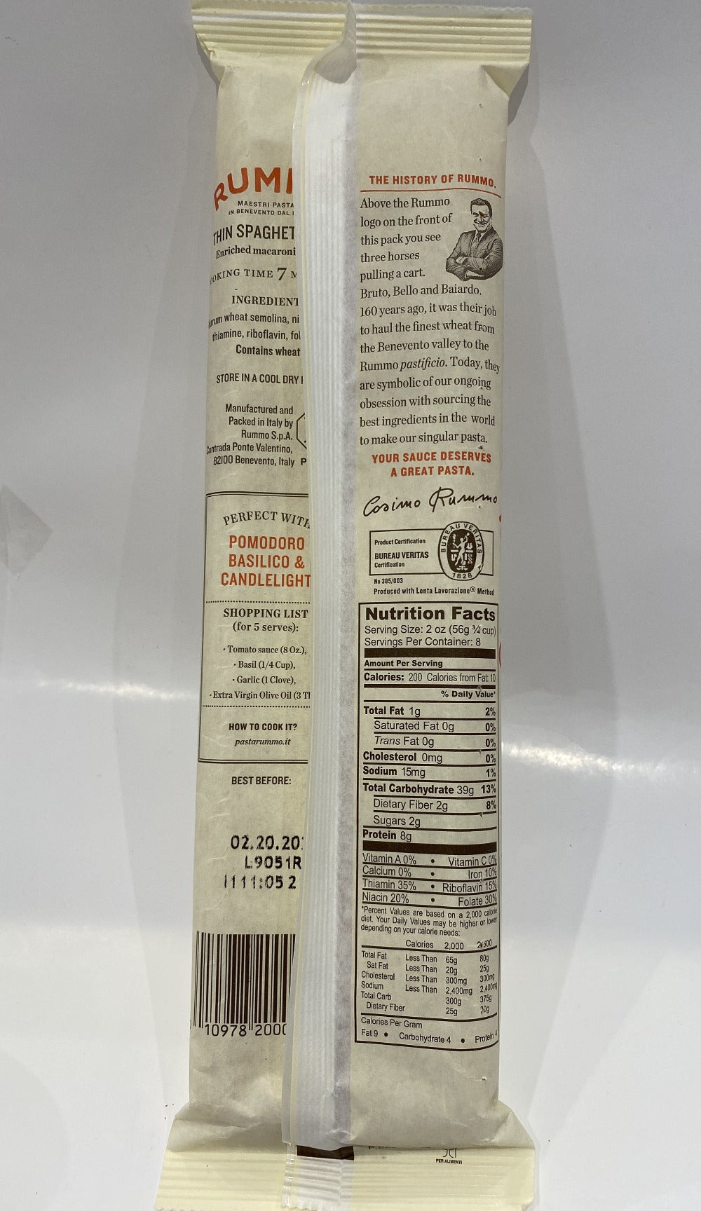 Rummo - Thin Spaghetti #2 Pasta - 454g (16 oz)