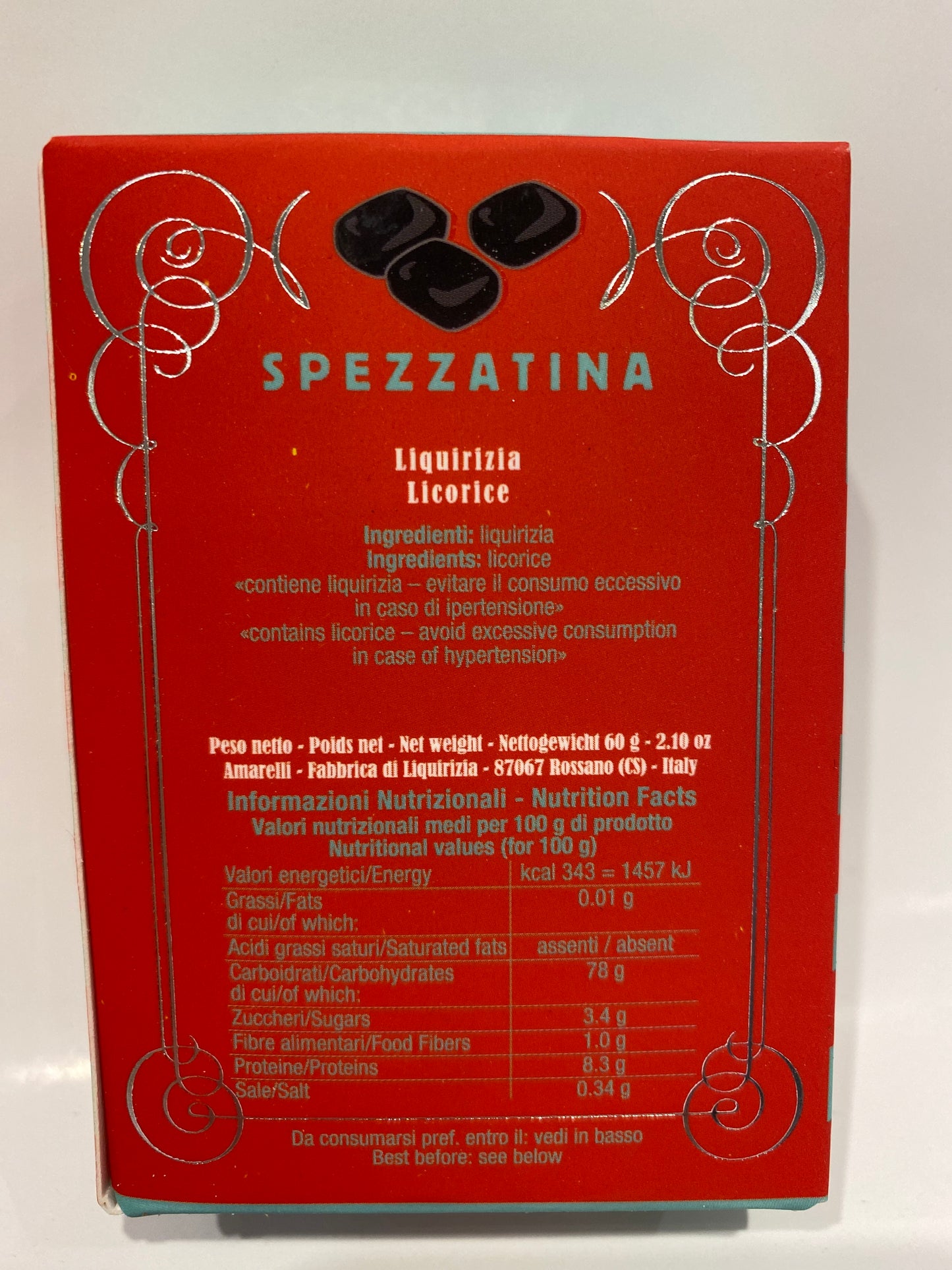 Amarelli - Spezzatina Di Liquirizia - 2.10 oz