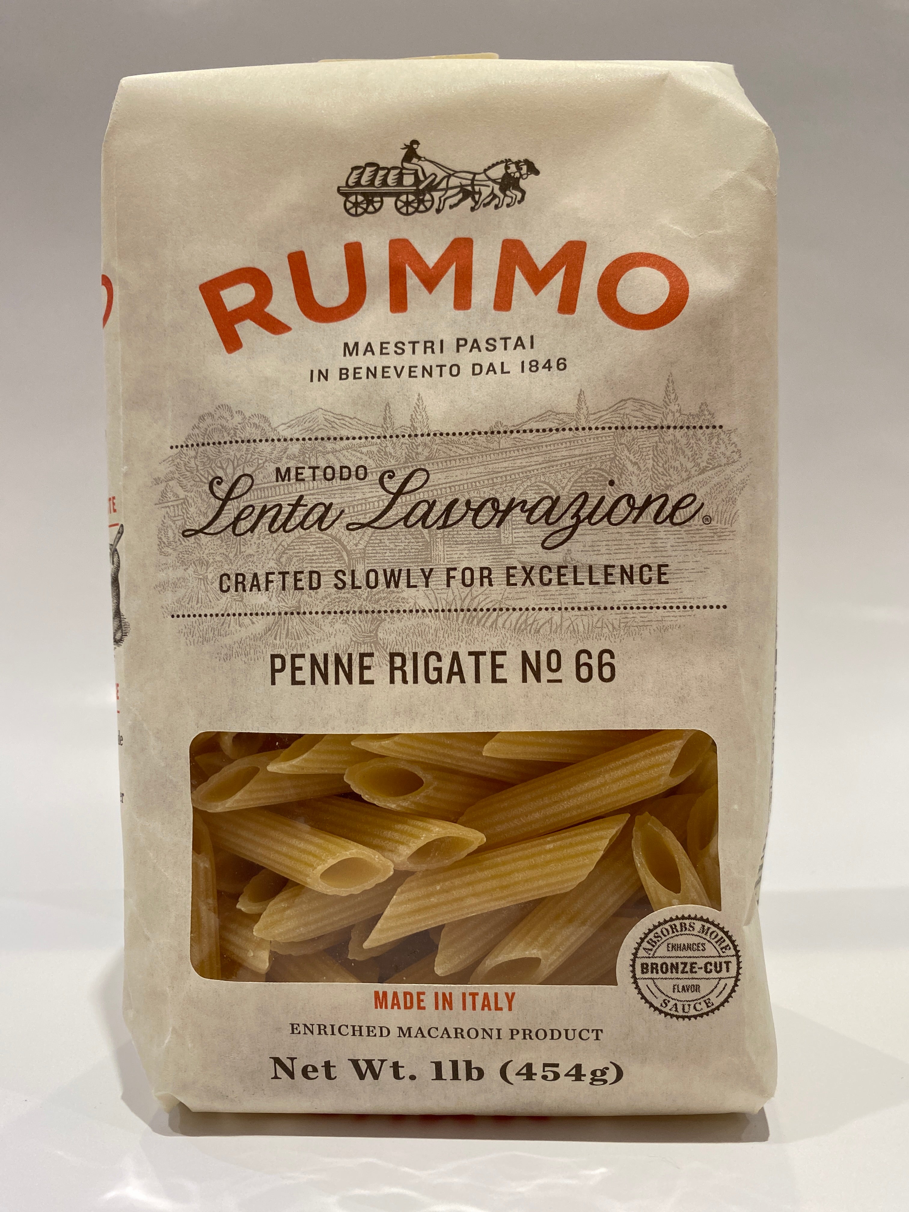 Rummo - Penne Rigate #66 Pasta - 454g (16 oz) – Cerini Coffee & Gifts