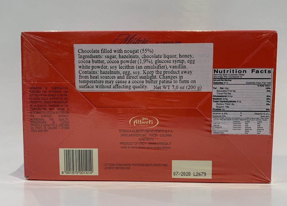 Misteri - Aliberti Chocolate - 200g (7 oz)