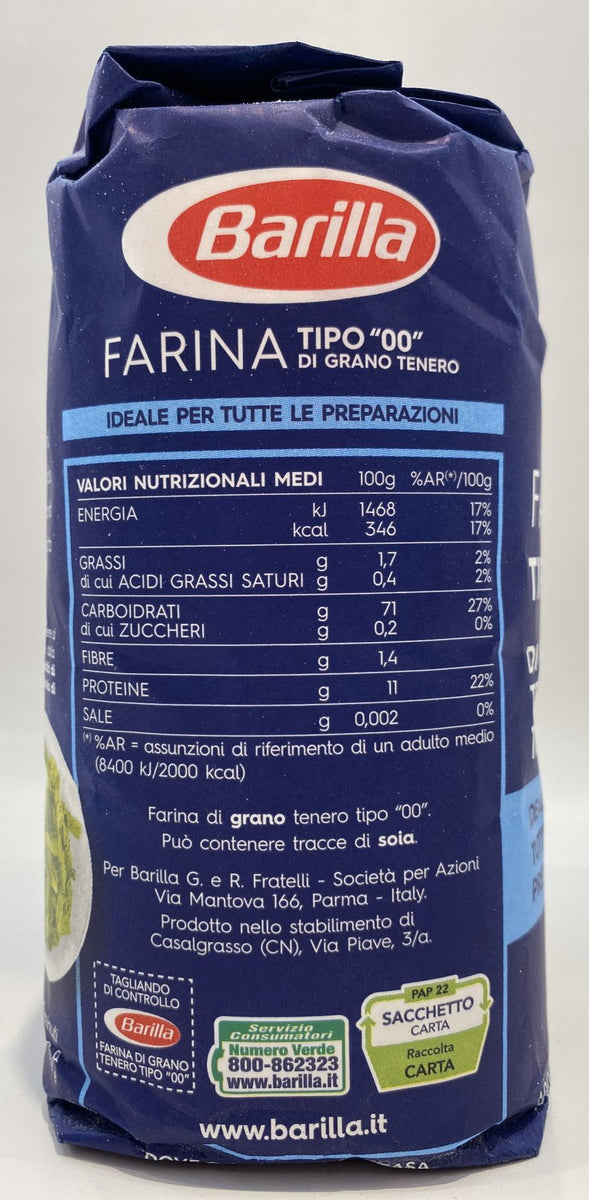 FARINE DE BARILLA TYPE 00 - 1 kg