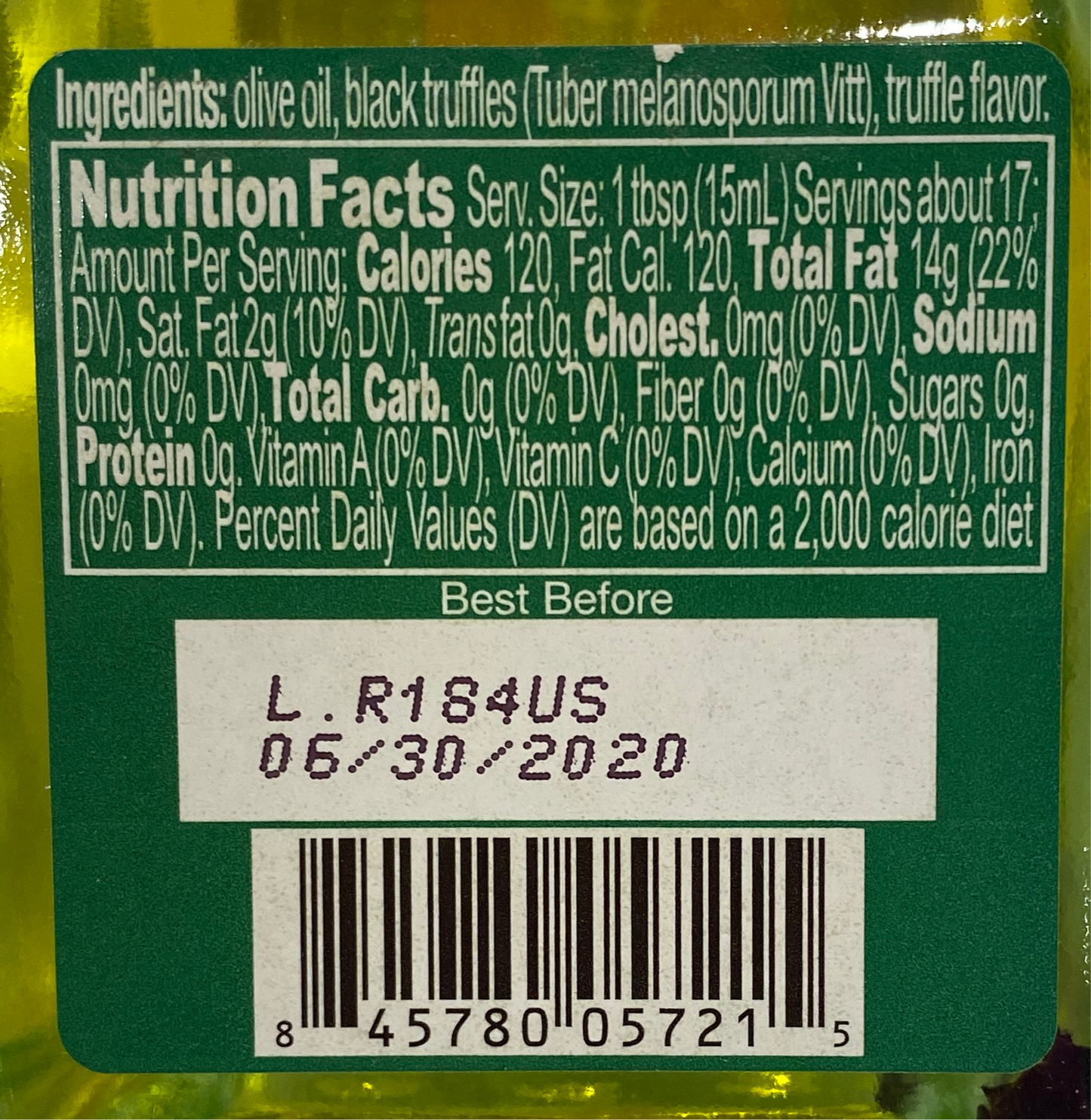 Urbani - Black Truffle Olive Oil - 8 fl oz