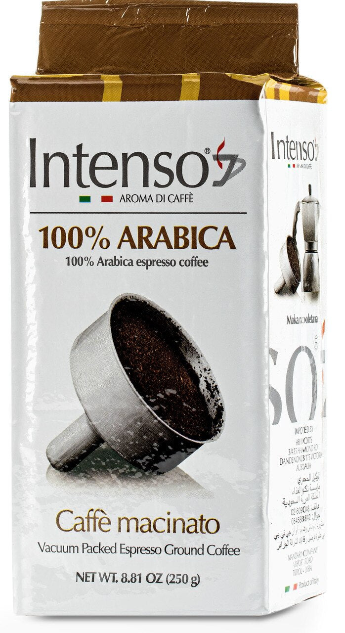 Intenso - Arabica - Ground - 8.8oz Brick ( BEST BY OCT 2020)