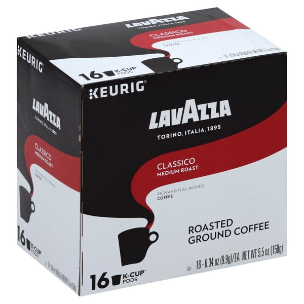 Lavazza Keurig KCup Classico Rich FullBodied 158g (5.5 oz) Cerini Coffee & Gifts