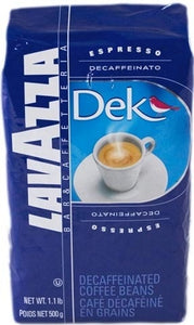Lavazza Dek Decaf Espresso Whole Beans 1.1 lb Bag
