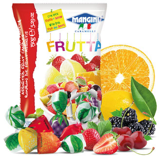 Mangini - Caramelle Frutta - 150 gr (5.29 oz).