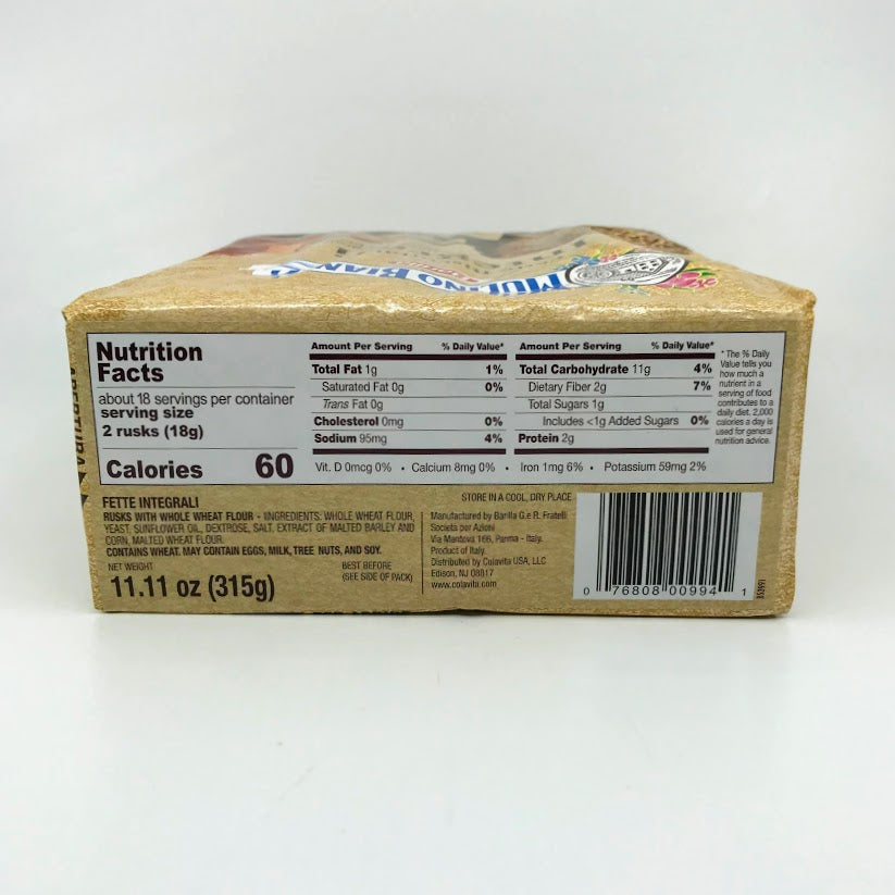 Mulino Bianco - Fette Biscottate Integrali - 315G (11 OZ)