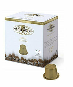 Miscela d'Oro Espresso Eccellenza Capsules - 10/Bag - Compatible with Nespresso® Machines