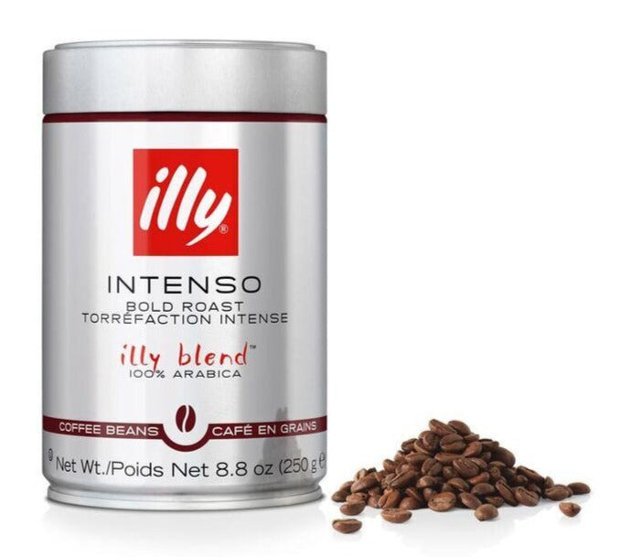 illy Intenso Dark Roast Beans 8.8oz Can