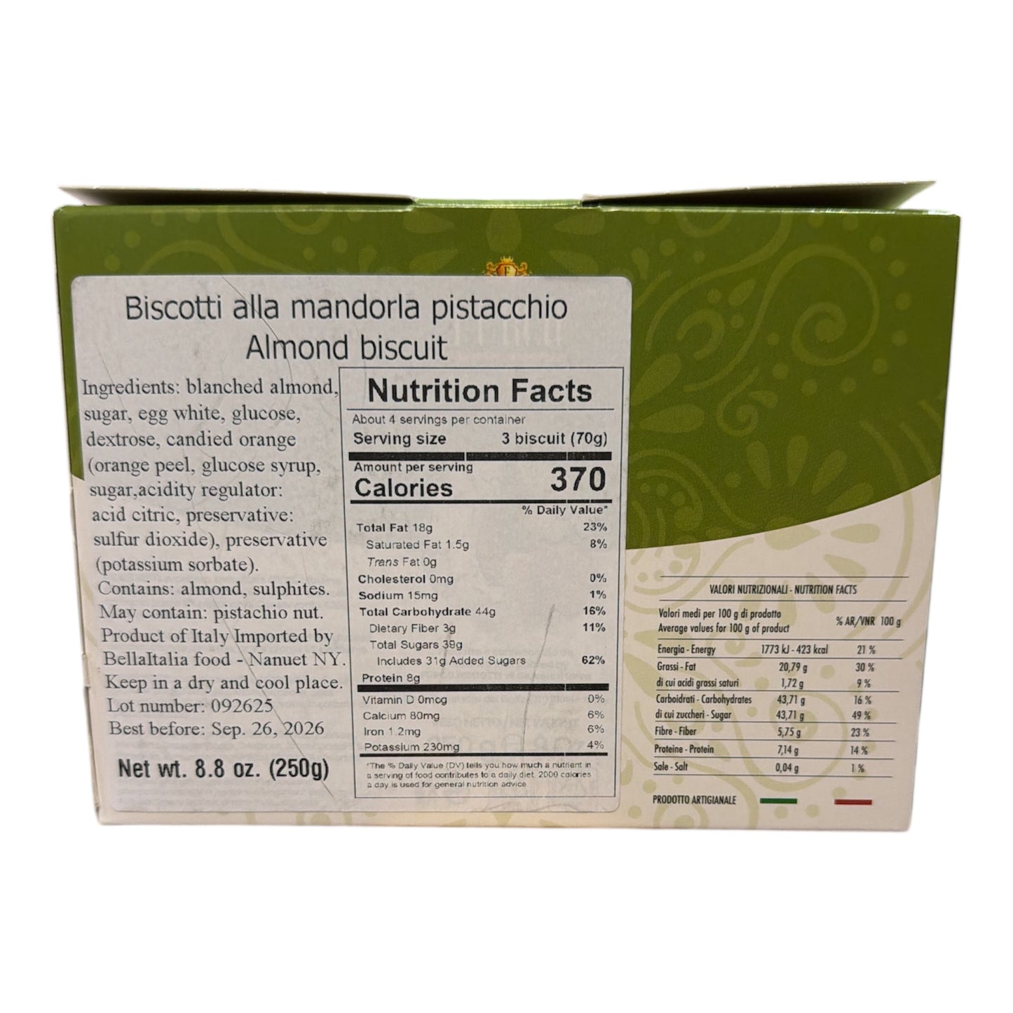 Furco - Pasticcini Di Mandorla e Pistacchio - 250g