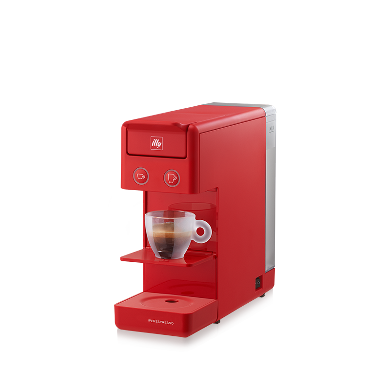 Illy Y3.3 iperEspresso Espresso & Coffee Machine - Red