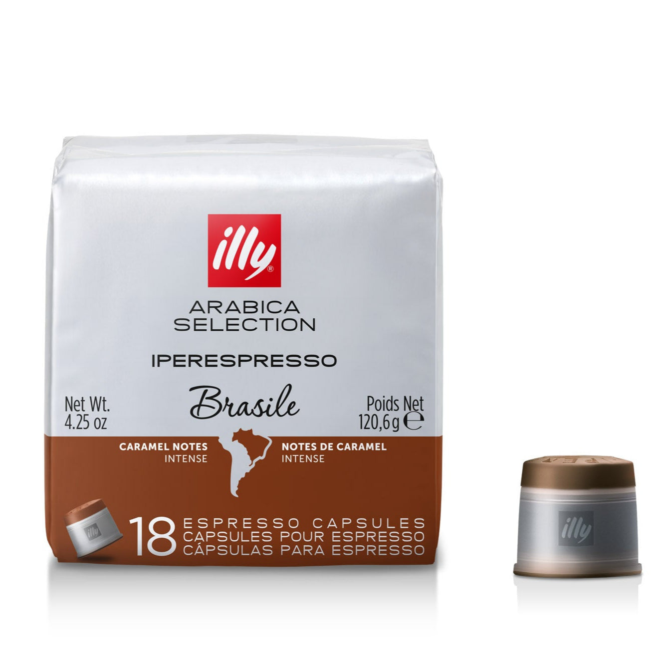 illy Iperespresso Capsules - MonoArabica - Brazil - Brasile - 18 Capsules
