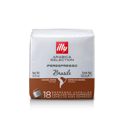 illy Iperespresso Capsules - MonoArabica - Brazil - Brasile - 18 Capsules