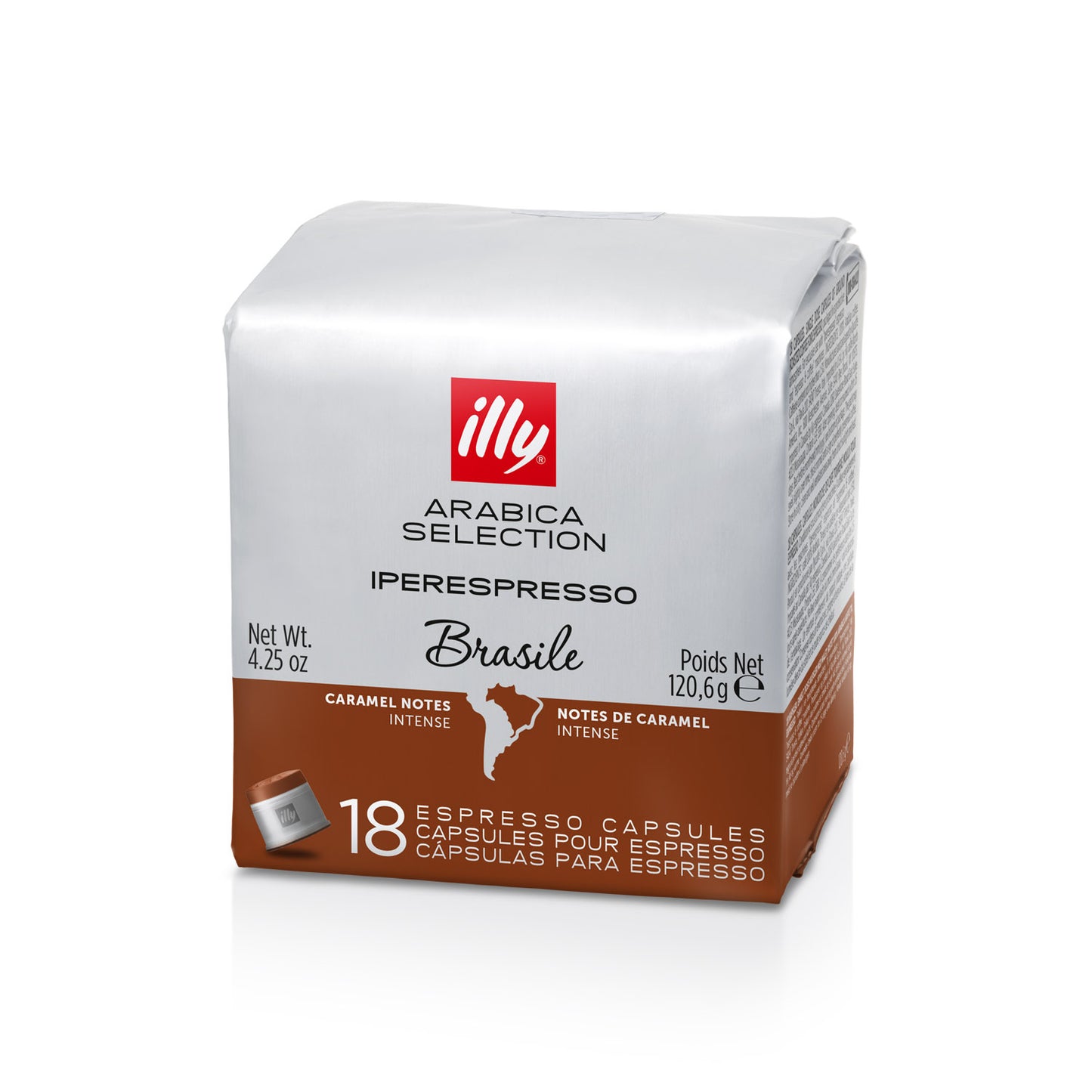 illy Iperespresso Capsules - MonoArabica - Brazil - Brasile - 18 Capsules