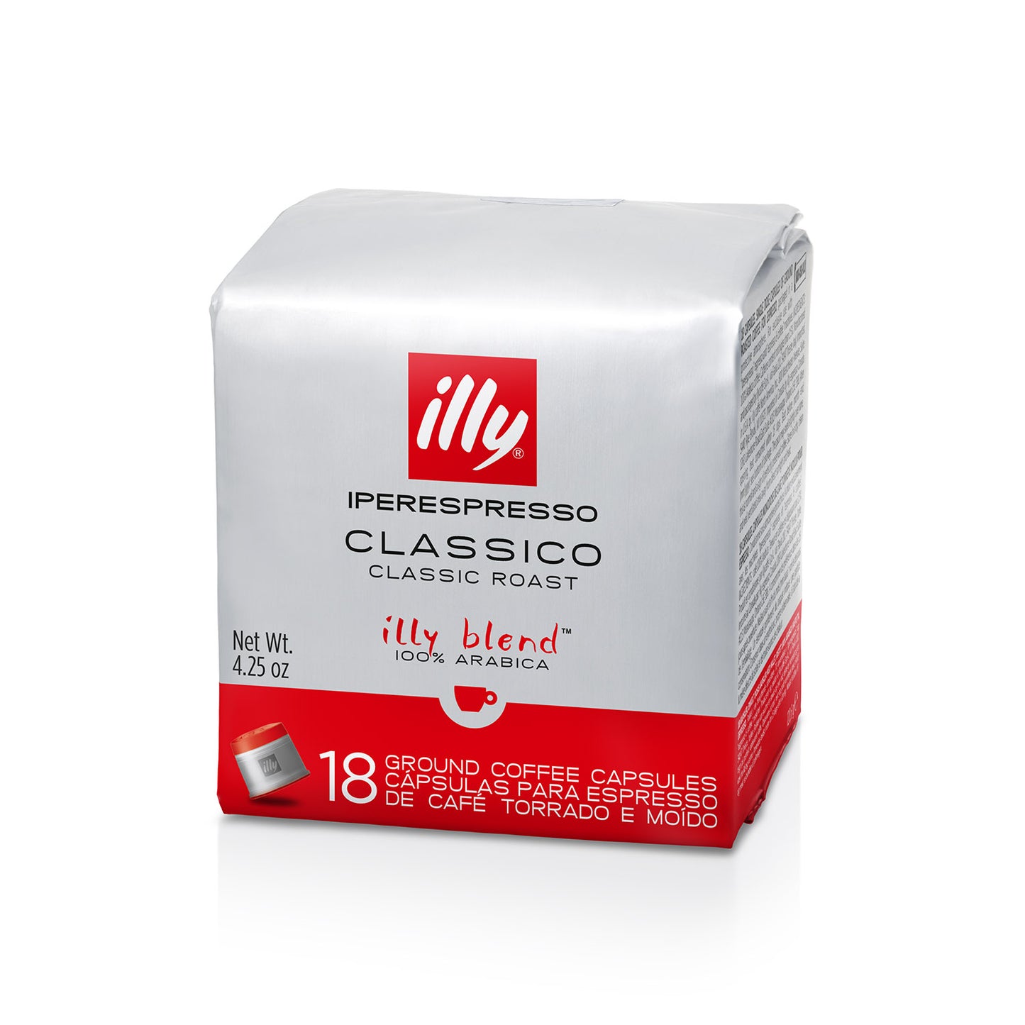 illy iperEspresso - Classico - Medium Roast - 18 Capsules (Red)