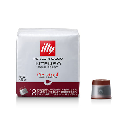 illy iperEspresso INTENSO Capsules - Dark Roast - 18 Capsules