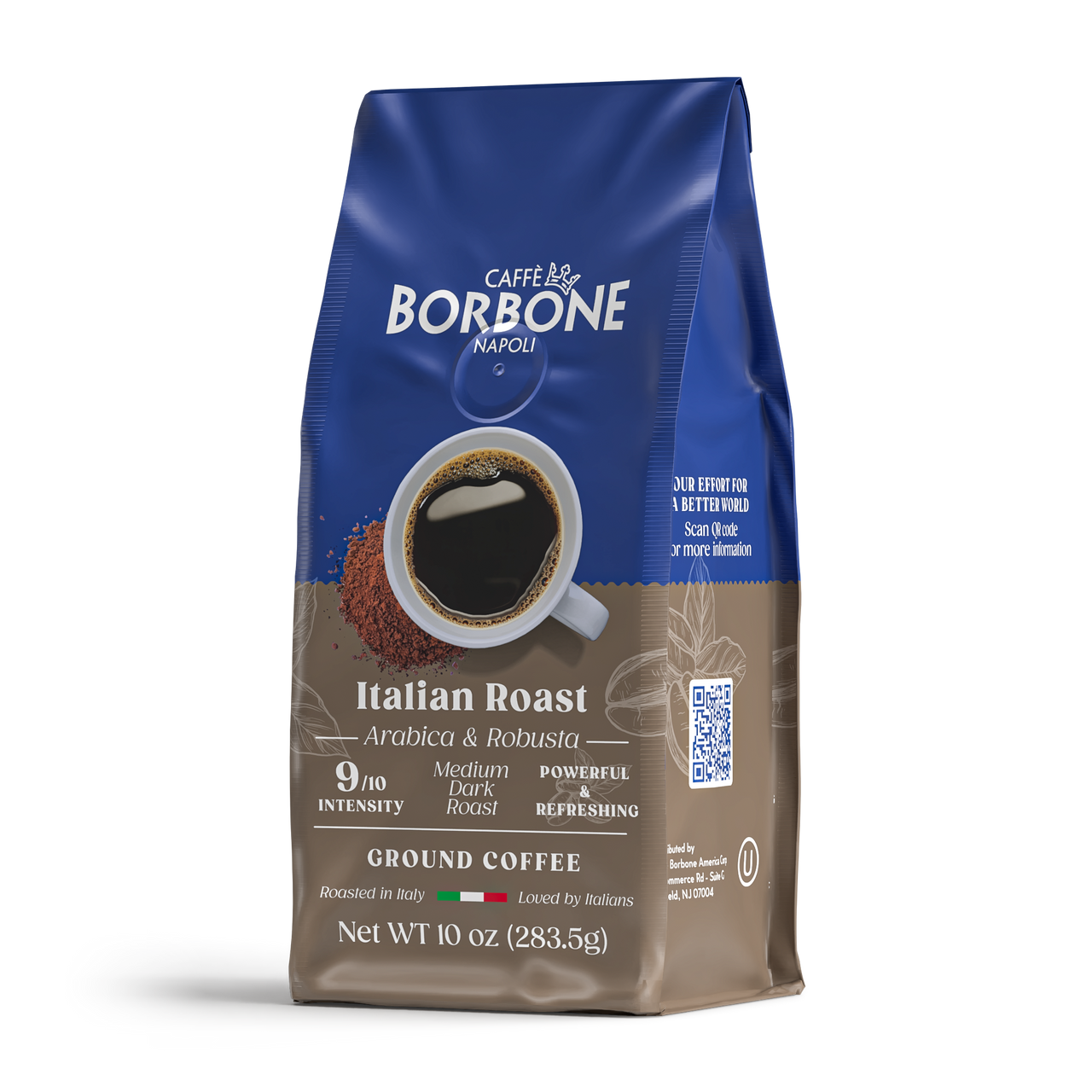 Caffe Borbone - Italian Roast - Ground Espresso - 10oz (283.5g)