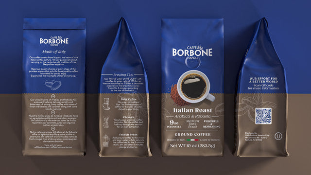 Caffe Borbone - Italian Roast - Ground Espresso - 10oz (283.5g)