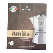Amika - 3 Cup Aluminum Coffee Pot