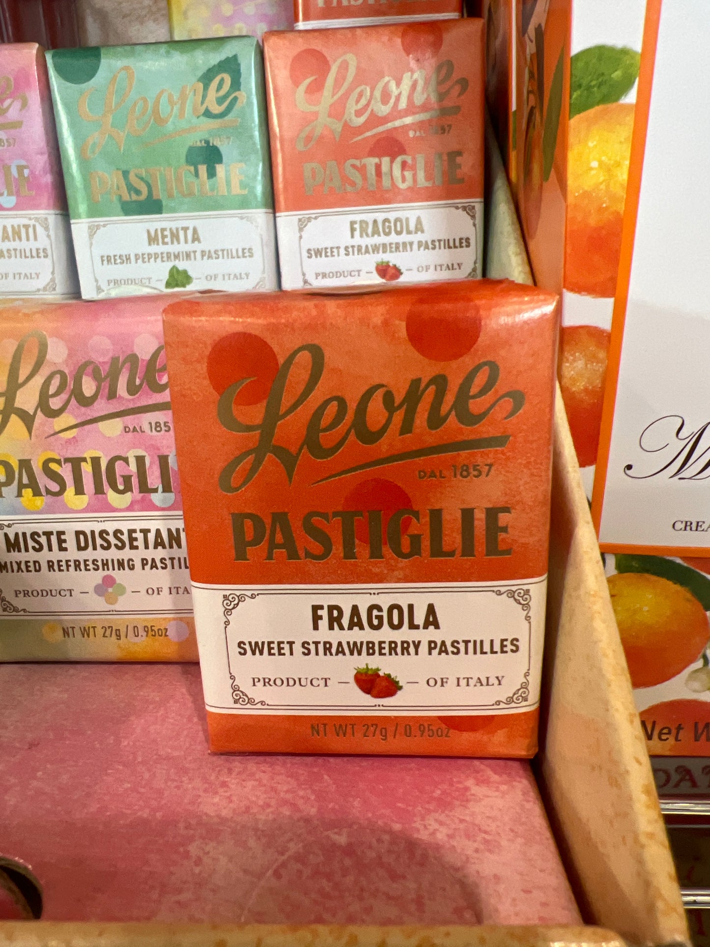 Leone - Pastiglie al Gusto Fragola - 27g
