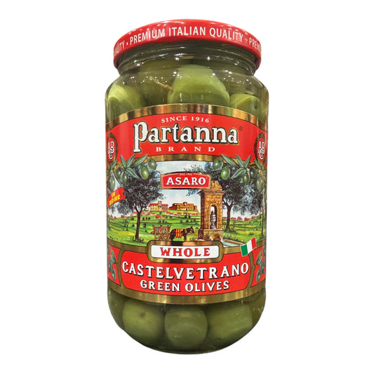 Partanna - Castelvetrano  - Whole - Green Olives - 340g ( 12oz)