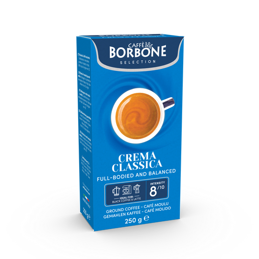 Caffe Borbone - Crema Classica - Ground Espresso Brick - 250g