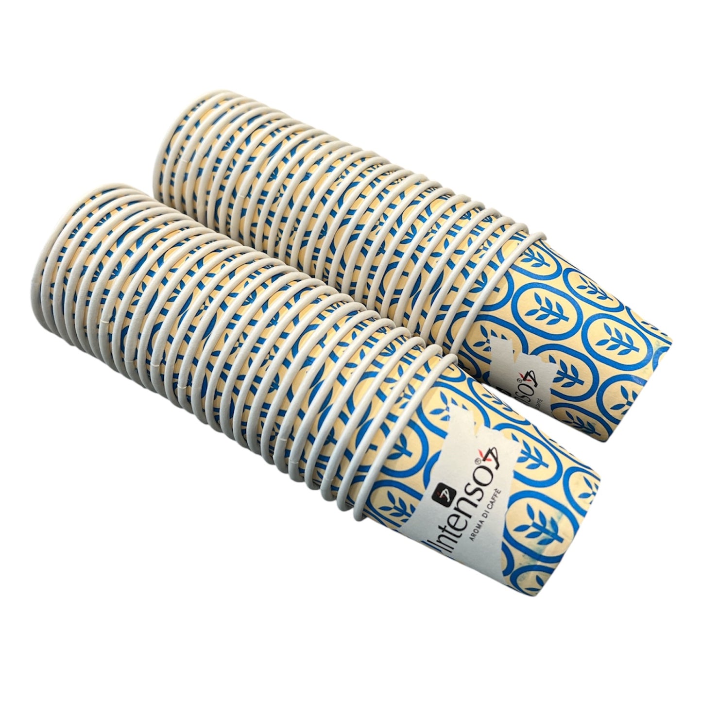 Intenso - 2oz  Paper Cups for Espresso Coffee (50 Cups)