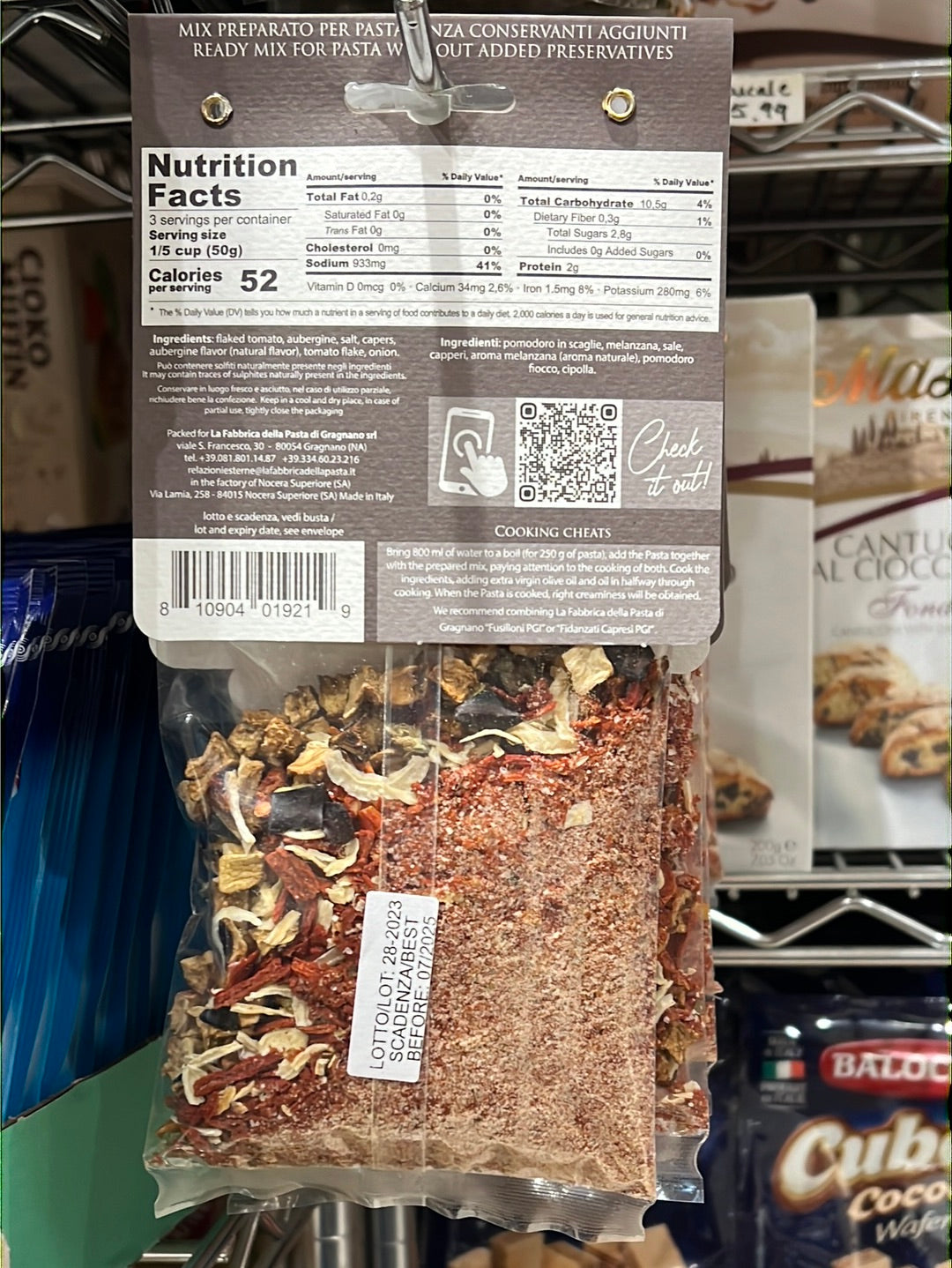 La Fabbrica Dei Sughi - Condiment" Alla Siciliana - 50g (1.76oz)