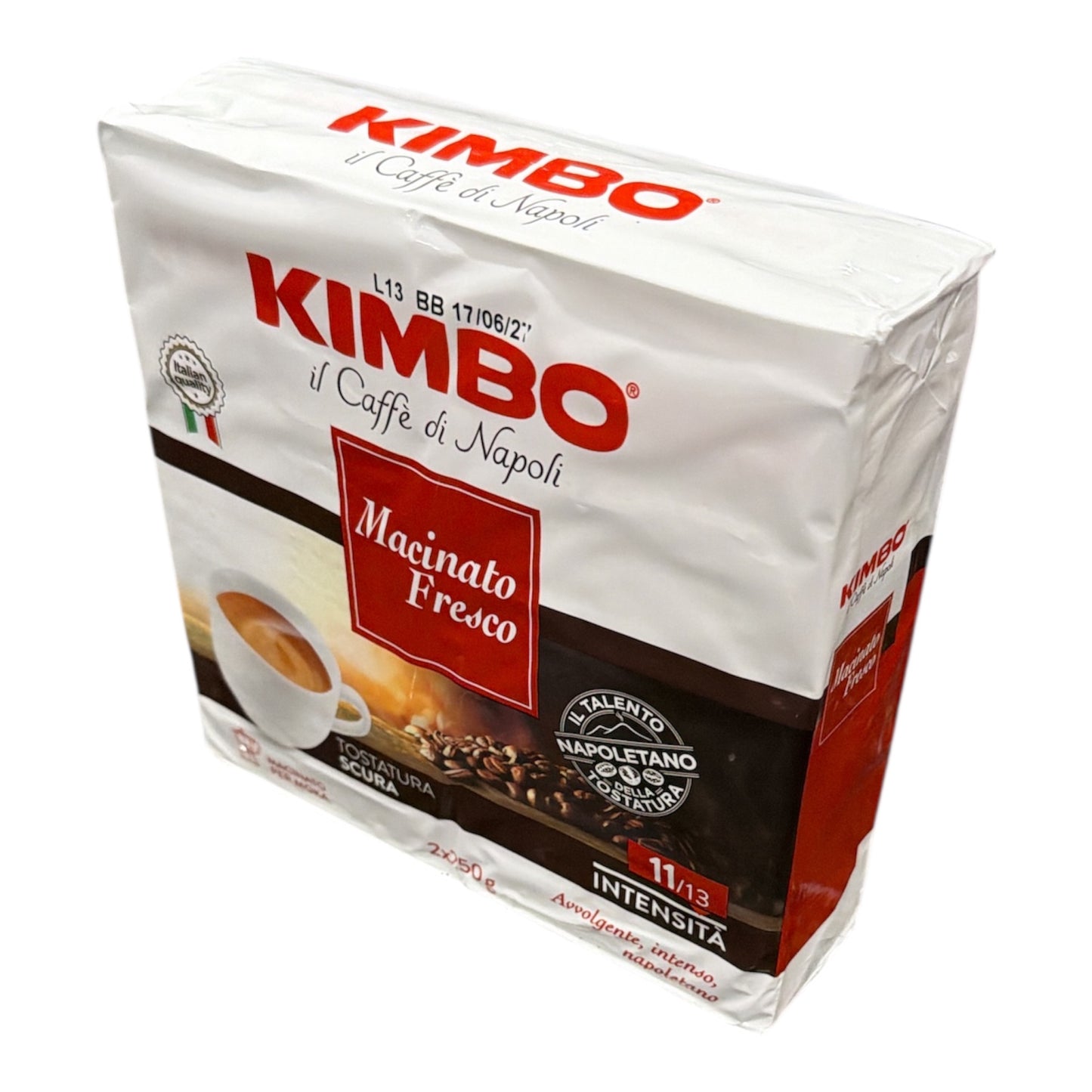 Kimbo Macinato Fresco Brick - Double Pack (2 x 250gr) Dark Roast
