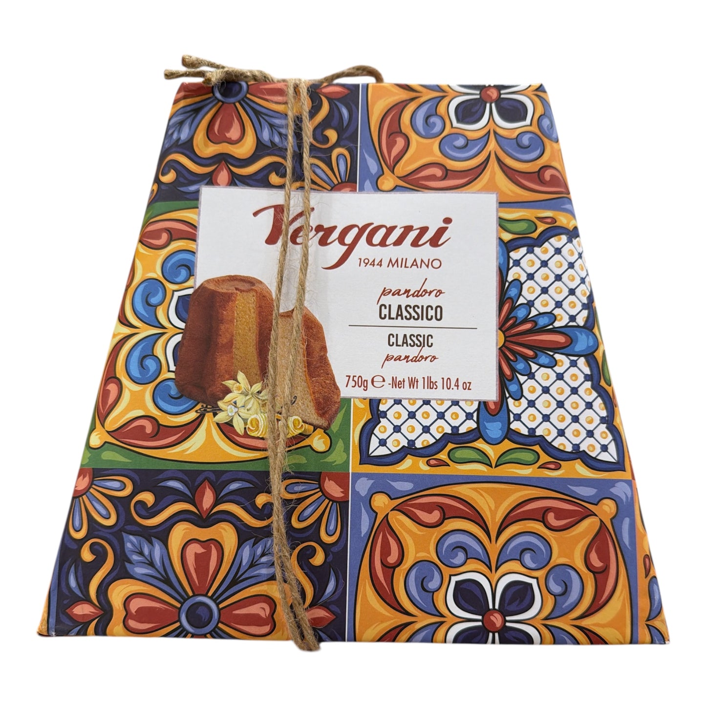 Vergani - Wrapped with Sicily Paper - Pandoro - 750g (10.4 oz)