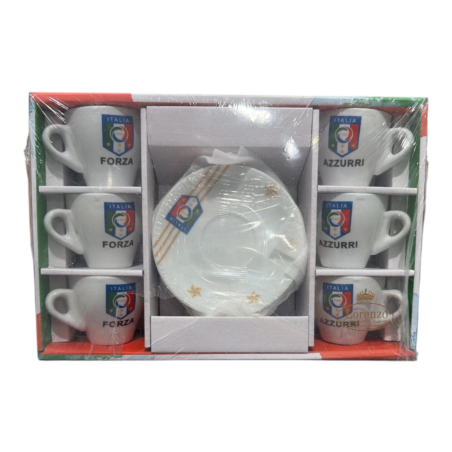 Lorenzo - Mondiali Espresso Cups - Set of 6