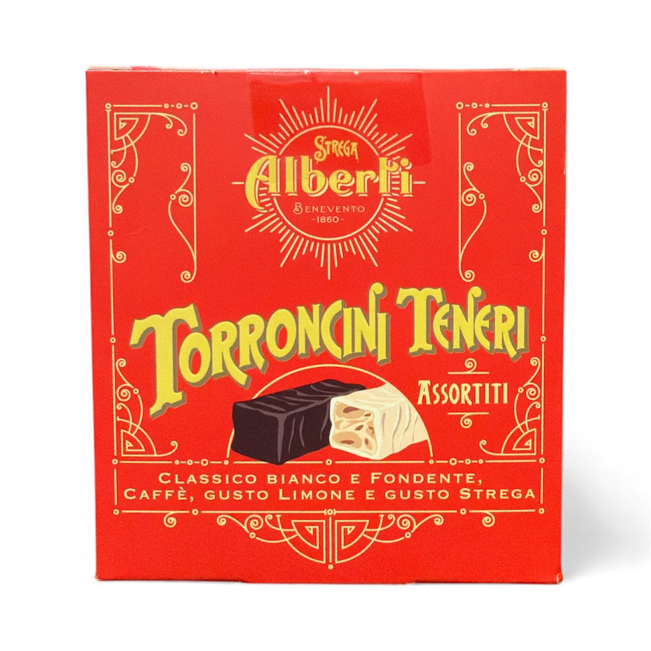 Alberti - Torroncini Teneri Assortiti - Bianco & Fondente - 200g