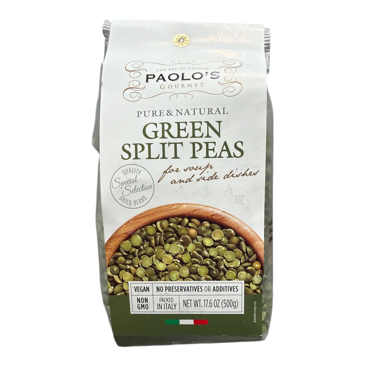 Paolo - Green Split Peas - 500g (17..6oz)