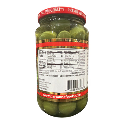 Partanna - Castelvetrano  - Whole - Green Olives - 340g ( 12oz)