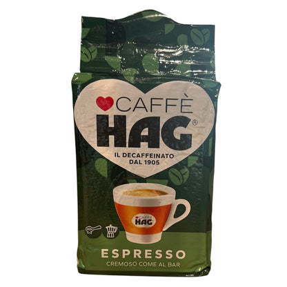 Caffe Hag - Espresso - Ground Espresso - 250g ( 8.8oz Brick)