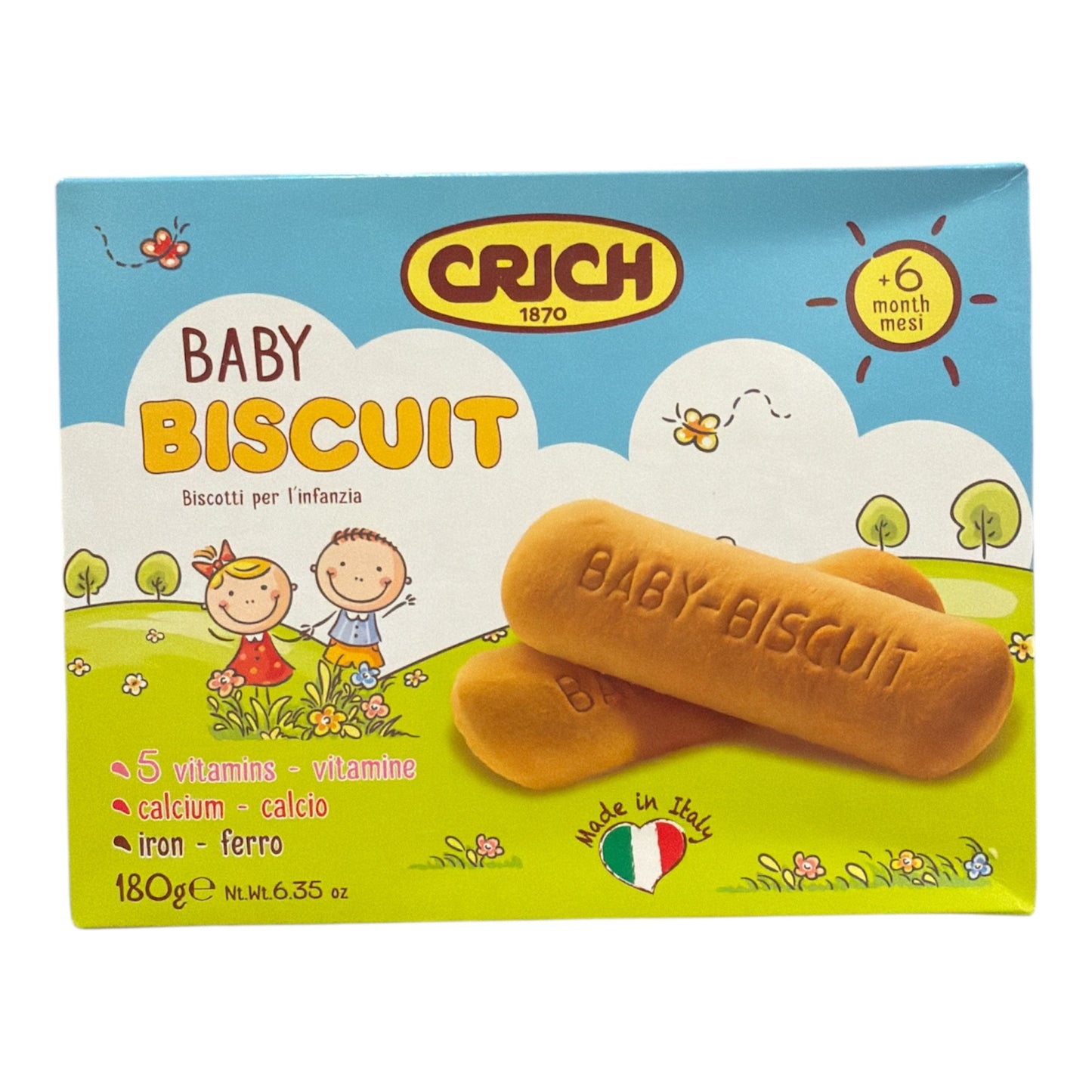 Crich - Baby Biscuit - 6 Months - 180g (6.35oz)