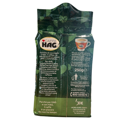 Caffe Hag - Espresso - Ground Espresso - 250g ( 8.8oz Brick)